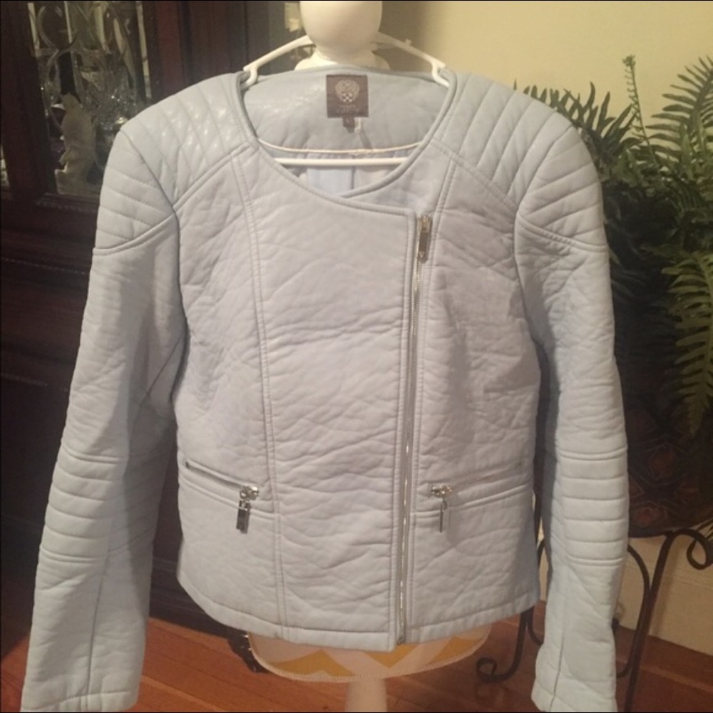 Vince Camuto leather bomber